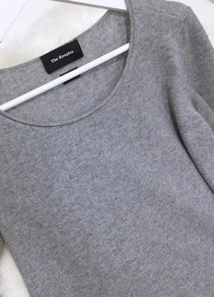 Светр з кашеміру дорогого бренду the kooples 100% cashmere sweater grey оригінал.6 фото