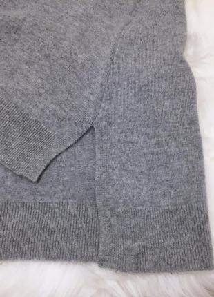 Свитер из кашемира дорогого бренда the kooples 100% cashmere sweater grey оригинал.7 фото