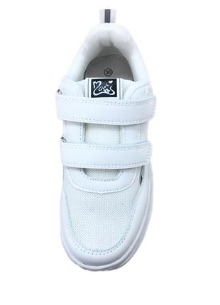 Белые кроссовки для девочки арт.104853 фото