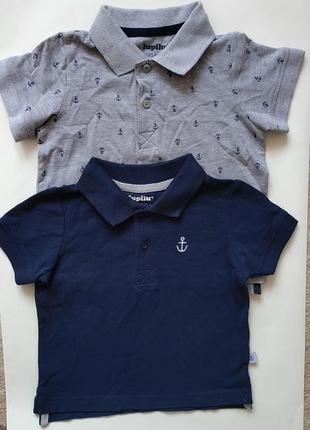 Нові футболки lupilu 86-92 (12-24 мес)