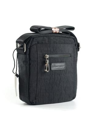 Текстильная мужская мини сумочка через плечо, практичная маленькая молодежная сумка на ремешке1 фото