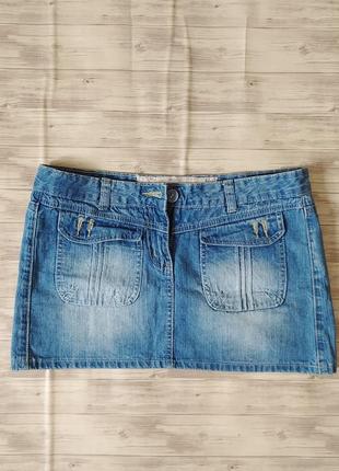 👗 джинсовая мини юбка
