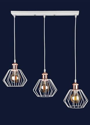 Люстры и светильники в стиле loft levistella 756pr108f-3 wh rg (500)2 фото