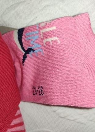 Шкарпетки для дівчинки короткі тонкі розмір 23-26 lupilu2 фото