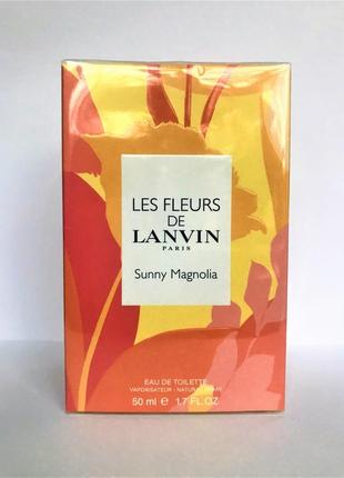 Lanvin sunny magnolia 50мл женская туалетная вода