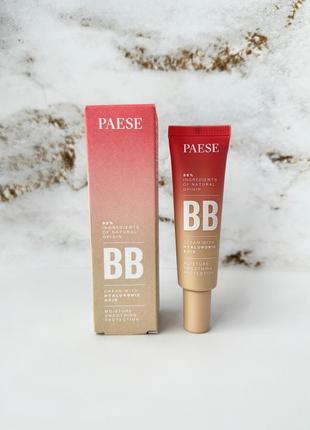 Вв-крем з гіалуроновою кислотою paese bb cream with hyaluronig acid відтінок 1 n (ivory)