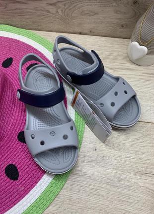 Суперові дитячі крокси crocband sandal kids 12856-01u