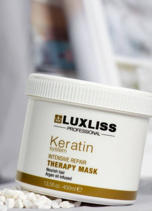 Маска luxliss keratin repair therapy маsk 400 мл1 фото