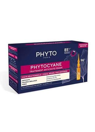 Набір проти випадіння волосся phyto phytocyane anti-hair women