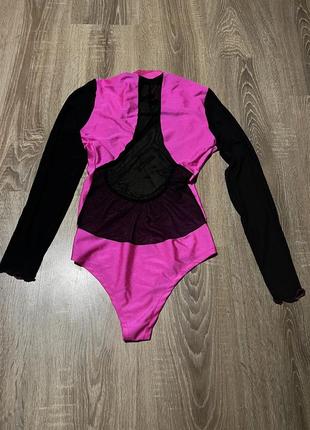 Боди для танцев,боди для гоу-гоу, неоновое боди, женское боди