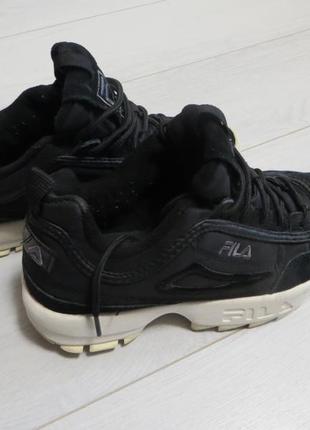 Женские кроссовки fila wmn disruptor low black (1010437-25y)2 фото