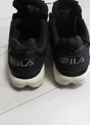 Женские кроссовки fila wmn disruptor low black (1010437-25y)4 фото