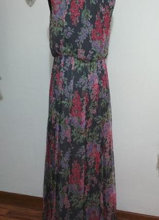 100% натуральный шёлк фирменное роскошное шёлковое длинное платье супер качество!!!2 фото