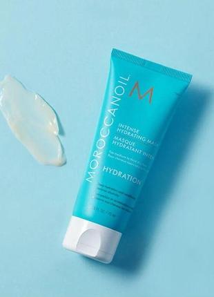 Интенсивно увлажняющая маска для волос moroccanoil intense hydrating 75 мл2 фото