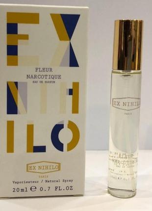 Мініпарфуми унісекс ex nihilo fleur narcotique 20 ml, екс ніхило флер нековтик1 фото