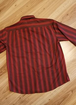 Рубашка мужская, рубашка бордовая2 фото