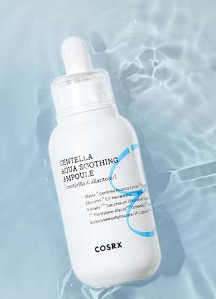 Успокаивающая сыворотка с центеллой centella aqua soothing ampoule cosrx 40ml1 фото