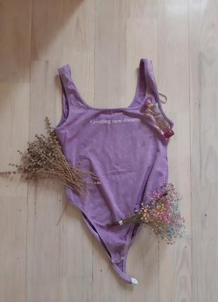 Фиолетовый боди zara