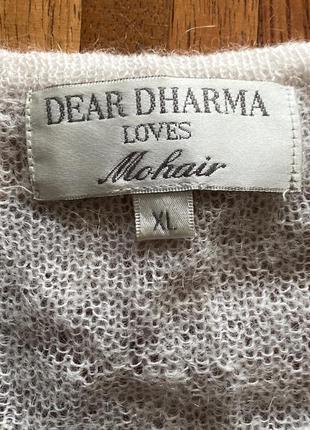 Светр дизайнерський павутинка мохеровий  мохер шерсть  dear dharma loves xl норвегія 3