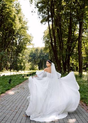 Платье свадебное ammi с шлейфом