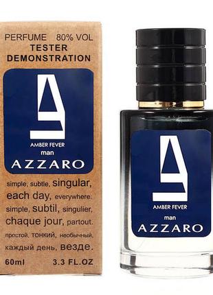 Azzaro amber fever tester lux, мужской, 60 мл