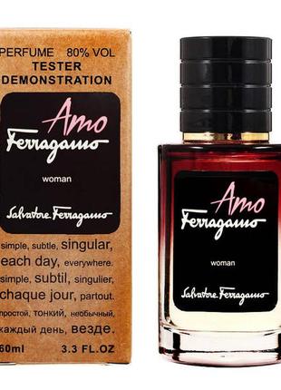 Salvatore ferragamo amo ferragamo tester lux, жіночі, 60 мл