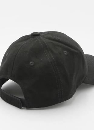 Бейсболка однотонная с логотипом nike, кепка (l/xl) с вышивкой мужская/женская, бейс черный с регулировкой2 фото