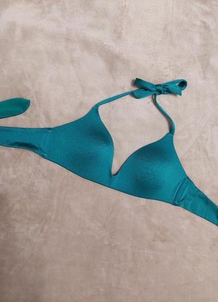 Верх від купальника calzedonia купальник зелений на зав'язках