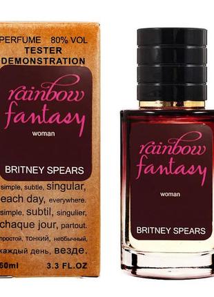 Britney spears rainbow fantasy tester lux, женский, 60 мл