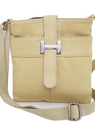 Стильная кожаная сумка crossbody