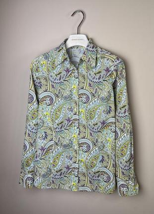 Etro burberry pucci сорочка рубашка пейслі пейсли блуза етро