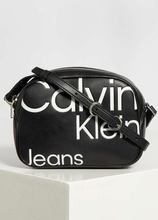 Женская сумка кроссбоди через плечи оригинал calvin klein8 фото