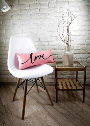 Подушка диванна оксамитова love 50x24 см (52bp_18l005)