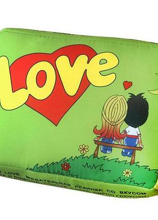 Подушка у формі жуйки салатова love xxl 50x36x17 см (xlp_l001)