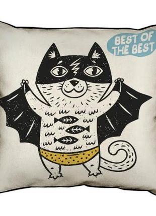 Подушка с мешковины best of the best 45x45 см (45phb_18l019_wh)