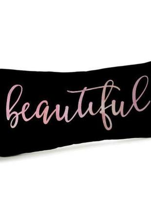 Подушка диванна оксамитова beautiful 50x24 см (52bp_aw007)