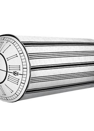 Подушка валик часы 42x18 см (pv_nw007)