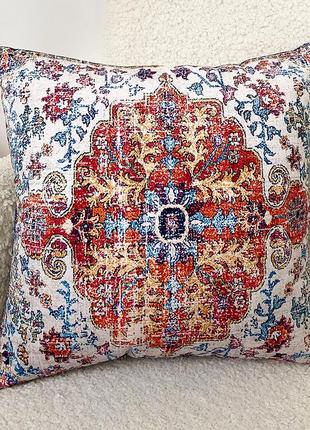 Подушка габардинова з принтом персидский узор 40x40 (4p_casa007)