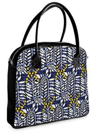 Сумка с принтом oxford калина. стилизация 32x30x9 см (oxf_22s004_bl)