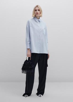 Поплінова сорочка massimo dutti studio оригінал