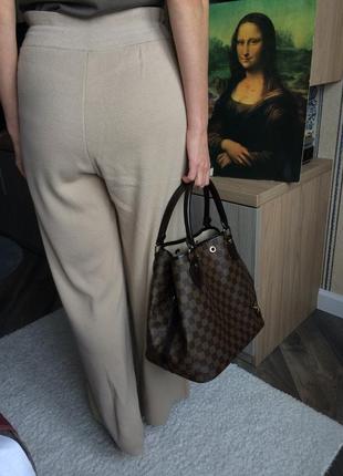 Жіночі трикотажні  брюки вільного крою4 фото