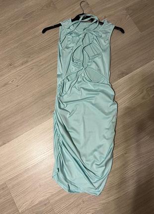 Платье shein с завязками4 фото