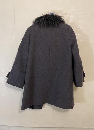 Шерстяное пальто zara2 фото