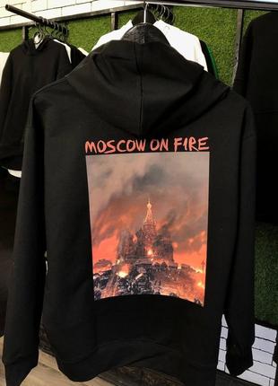 Худі "moskow on fire 🔥"1 фото