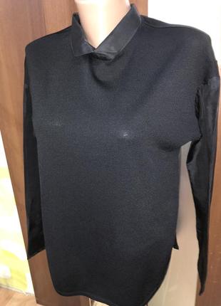 Стильная/модная блуза рубашка zara knit3 фото