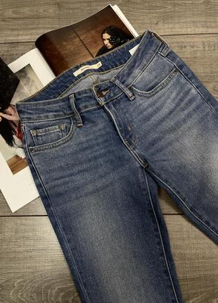 Оригинальные джинсы скинни levi`s 7118 фото