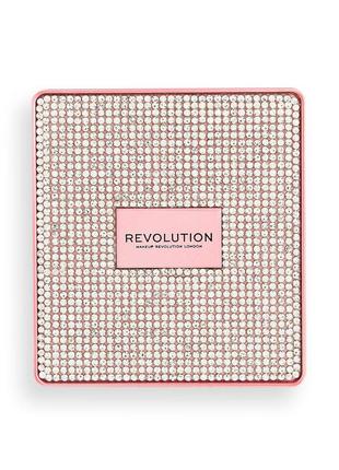 Хайлайтер и палетка теней makeup revolution "precious glamour"