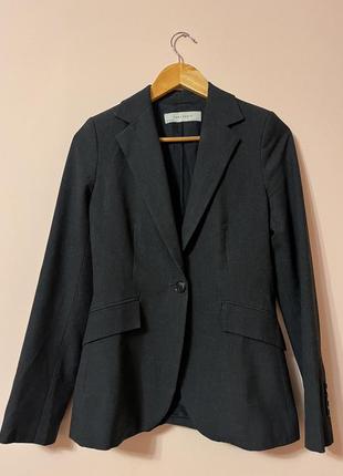 Черный базовый пиджак, zara