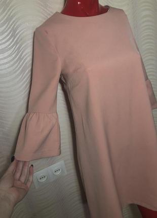 Платье персикового цвета3 фото