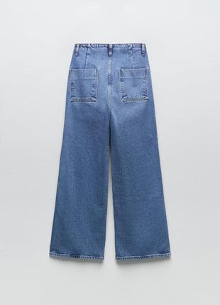 Крутые укороченные джинсы zara8 фото